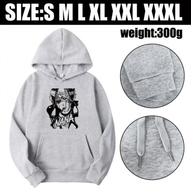 NANA Anime printed hooded sweatshirt top from S to 3XL