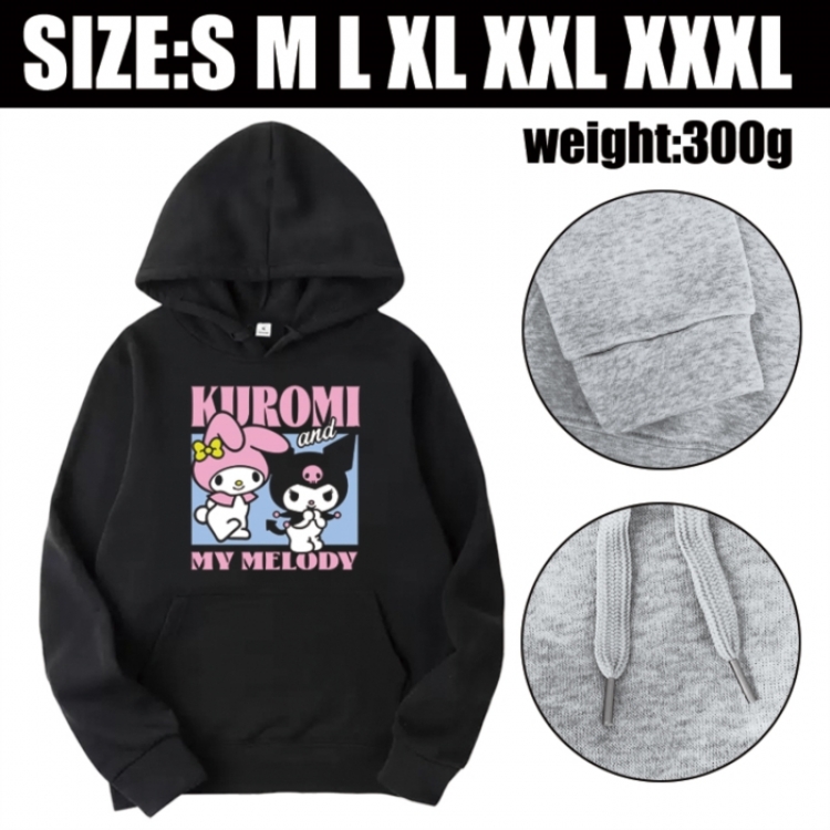 Sanrio Anime printed hooded sweatshirt top from S to 3XL