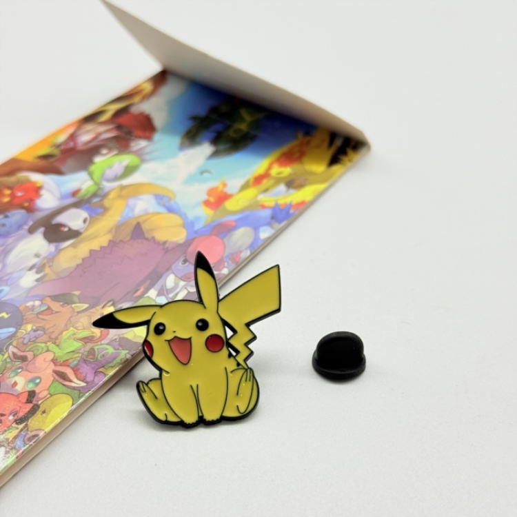 Pokemon Anime cartoon metal brooch  price for 5 pcs