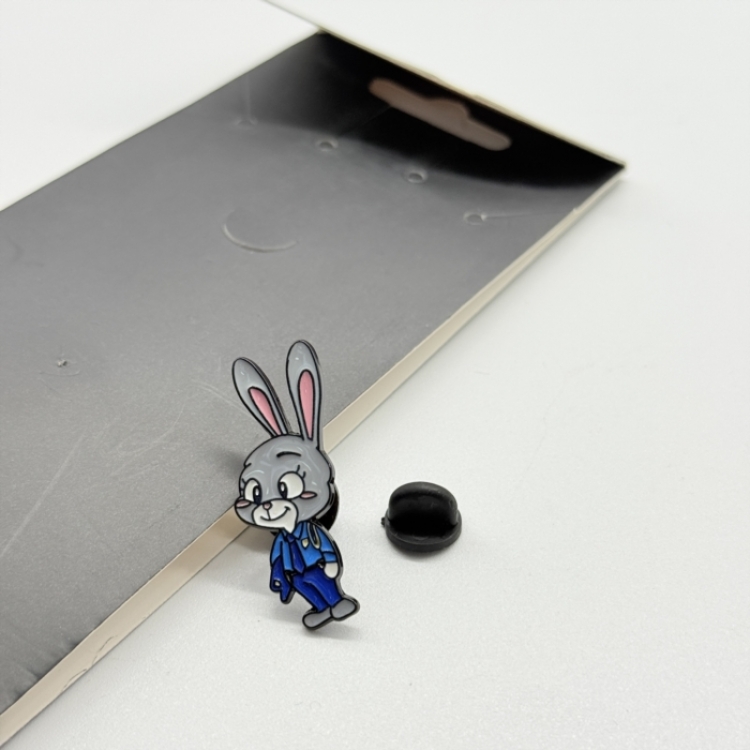 Zootopia Anime cartoon metal brooch  price for 5 pcs 