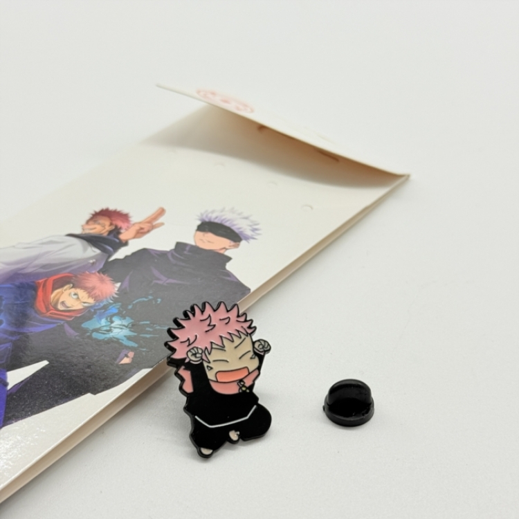 Jujutsu Kaisen Anime cartoon metal brooch  price for 5 pcs 