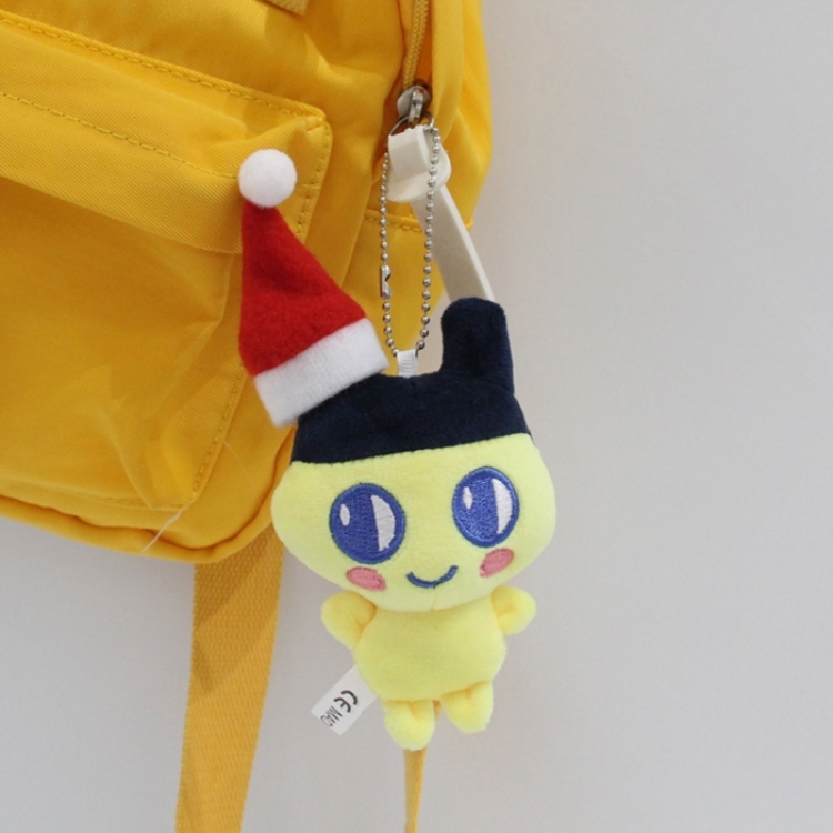 Electronic pets with Christmas hats Woolen material+PP cotton plush toy pendant 12x8x5cm  price for 5 pcs