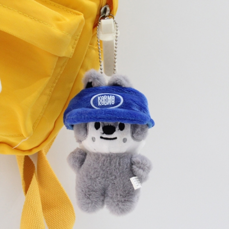 SKZOO Little rabbit fur+PP cotton plush toy pendant 12x7x4cm price for 5 pcs