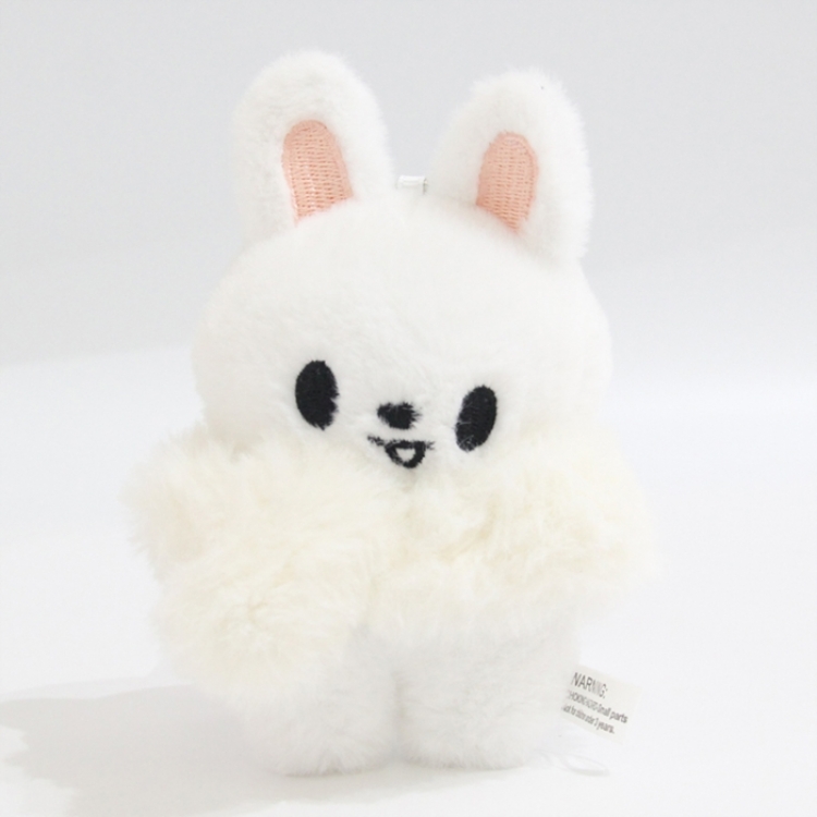 SKZOO Little rabbit fur+PP cotton plush toy pendant 12x8x5cm price for 5 pcs