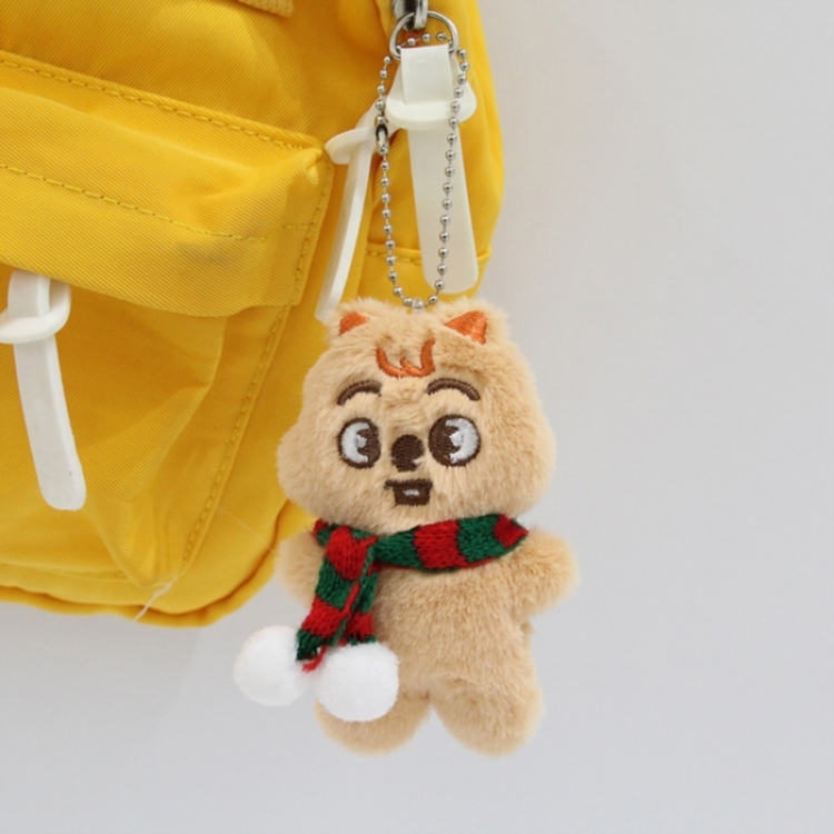 SKZOO Baby rabbit fur + PP cotton Plush Toy Pendant 8x5x8cm price for 5 pcs