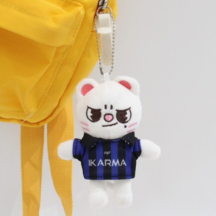 SKZOO Crystal Super Soft PP Cotton Plush Toy Pendant 13x7x5cm