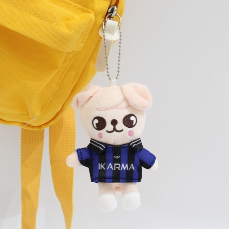 SKZOO Crystal Super Soft PP Cotton Plush Toy Pendant 13x7x5cm