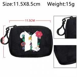 BTS Anime Plush Wallet Storage...