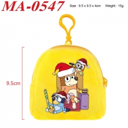 Bluey Anime cartoon plush coin...