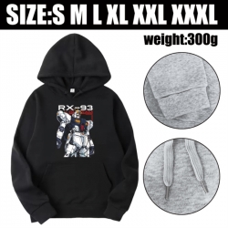 Gundam Anime printed hooded sw...