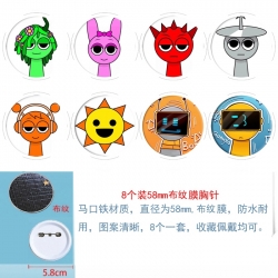 Sprunki  Anime Round cloth fil...