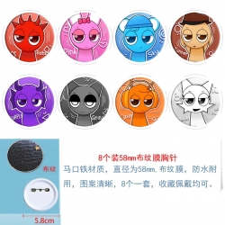 Sprunki  Anime Round cloth fil...