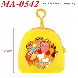 Kirby Anime cartoon plush coin...