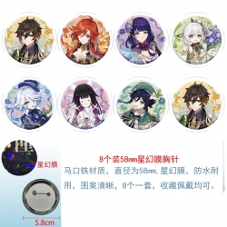 Genshin Impact Anime round Ast...