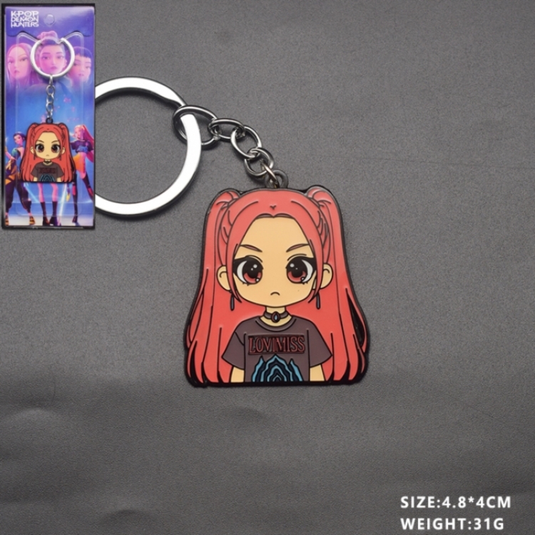 K-Pop Demon Hunters Anime and cartoon keychain accessories