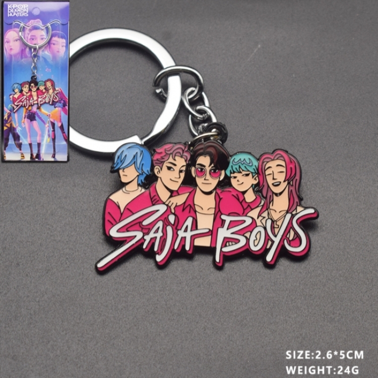 K-Pop Demon Hunters Anime and cartoon keychain accessories