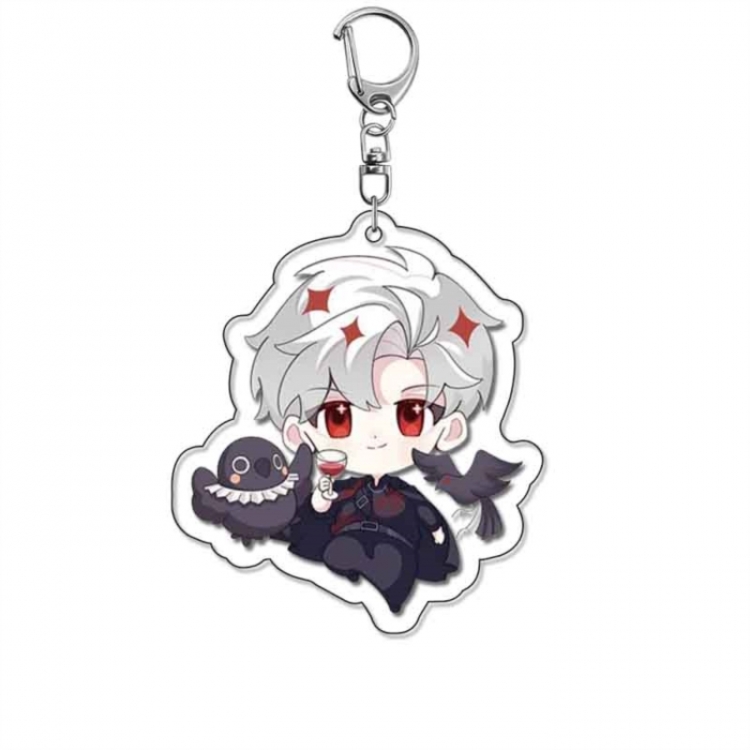 Love and Deepspace Anime Acrylic Keychain Charm price for 5 pcs