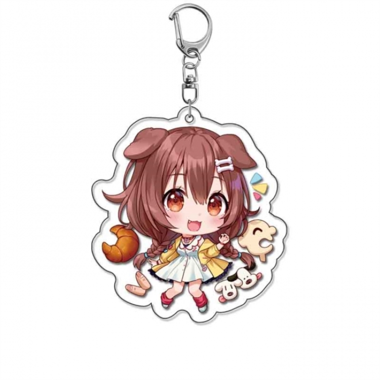 Virtual anchor Anime Acrylic Keychain Charm price for 5 pcs