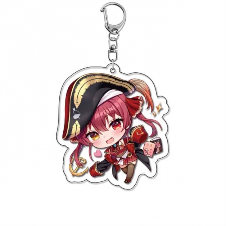 Virtual anchor Anime Acrylic Keychain Charm price for 5 pcs