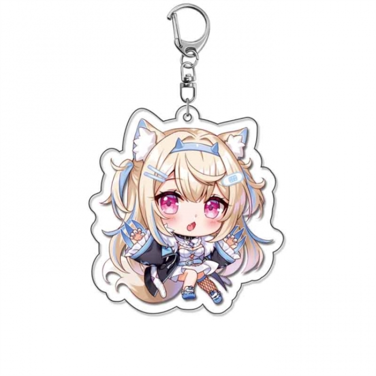 Virtual anchor Anime Acrylic Keychain Charm price for 5 pcs