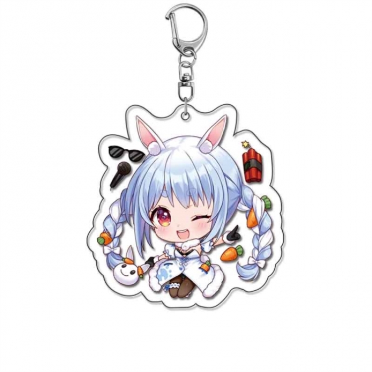 Virtual anchor Anime Acrylic Keychain Charm price for 5 pcs