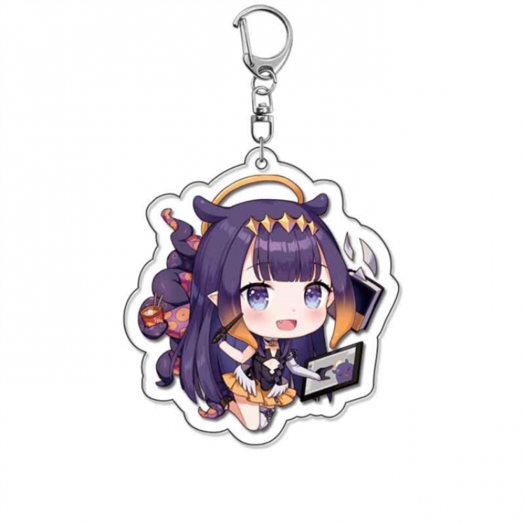 Virtual anchor Anime Acrylic Keychain Charm price for 5 pcs