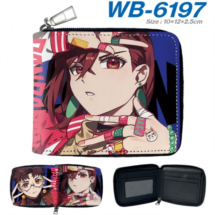 DANDADAN Anime color short full zip folding wallet 10x12x2.5cm