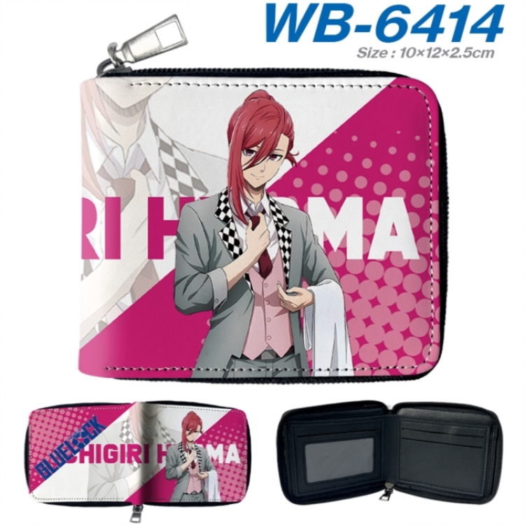 BLUE LOCK Anime color short full zip folding wallet 10x12x2.5cm
