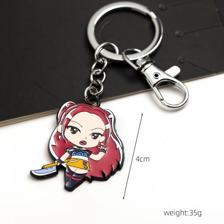 K-Pop Demon Hunters Animation peripheral metal keychain pendant price for 5 pcs 