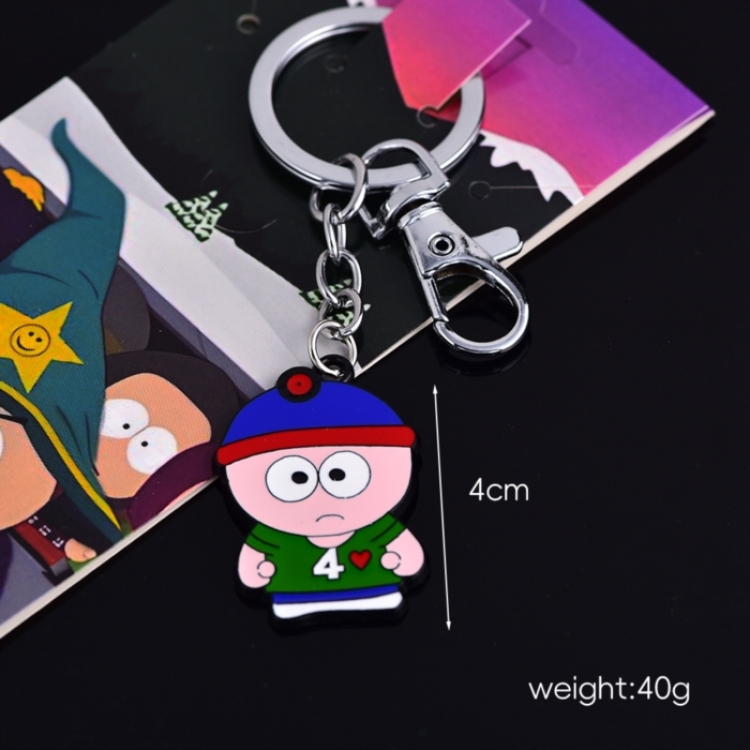 South Park Animation peripheral metal keychain pendant price for 5 pcs 