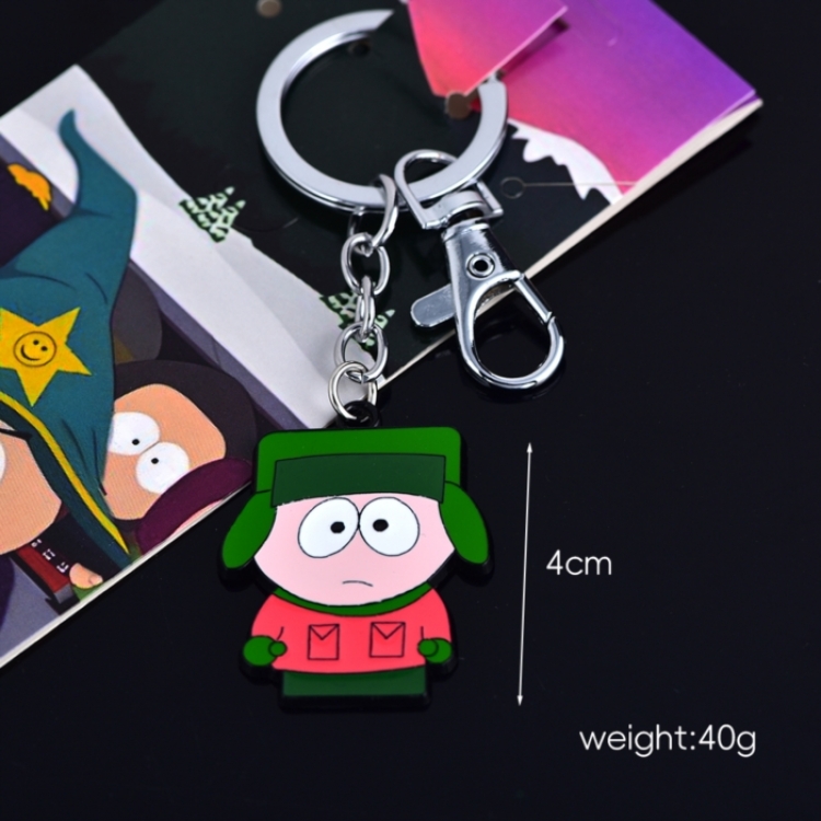 South Park Animation peripheral metal keychain pendant price for 5 pcs 