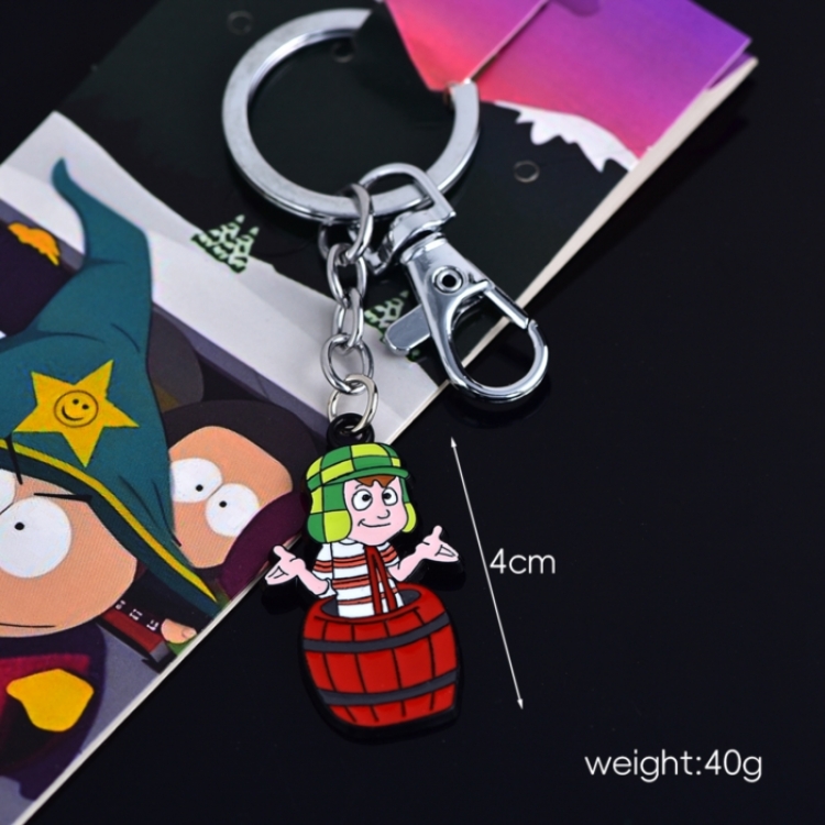 South Park Animation peripheral metal keychain pendant price for 5 pcs 
