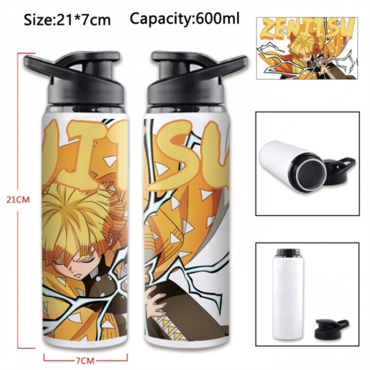 Demon Slayer Kimets Anime Printed Outdoor Sports Water Bottle 600ml 21x7cm
