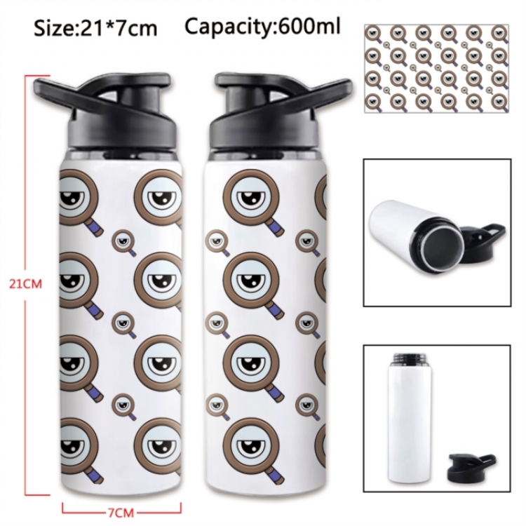 Dandy's World Anime Printed Outdoor Sports Water Bottle 600ml 21x7cm