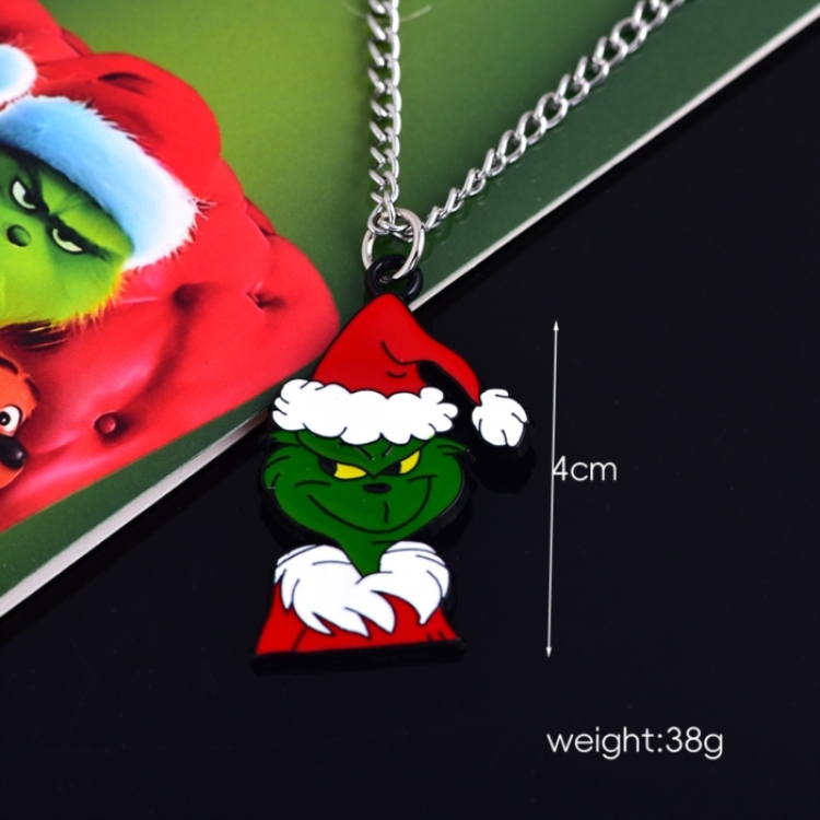 Christmas Monster Anime cartoon metal necklace pendant price for 5 pcs 