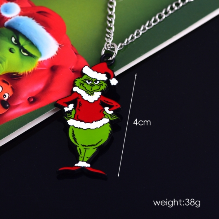 Christmas Monster Anime cartoon metal necklace pendant price for 5 pcs 