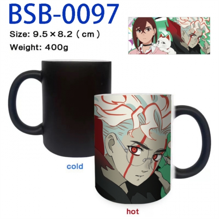 DANDADAN Anime peripherals color changing ceramic cup tea cup mug 9.5X8.2cm