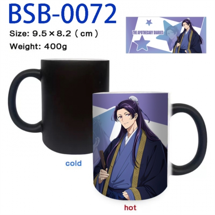 The Apothecary Diaries Hardware Anime peripherals color changing ceramic cup tea cup mug 9.5X8.2cm