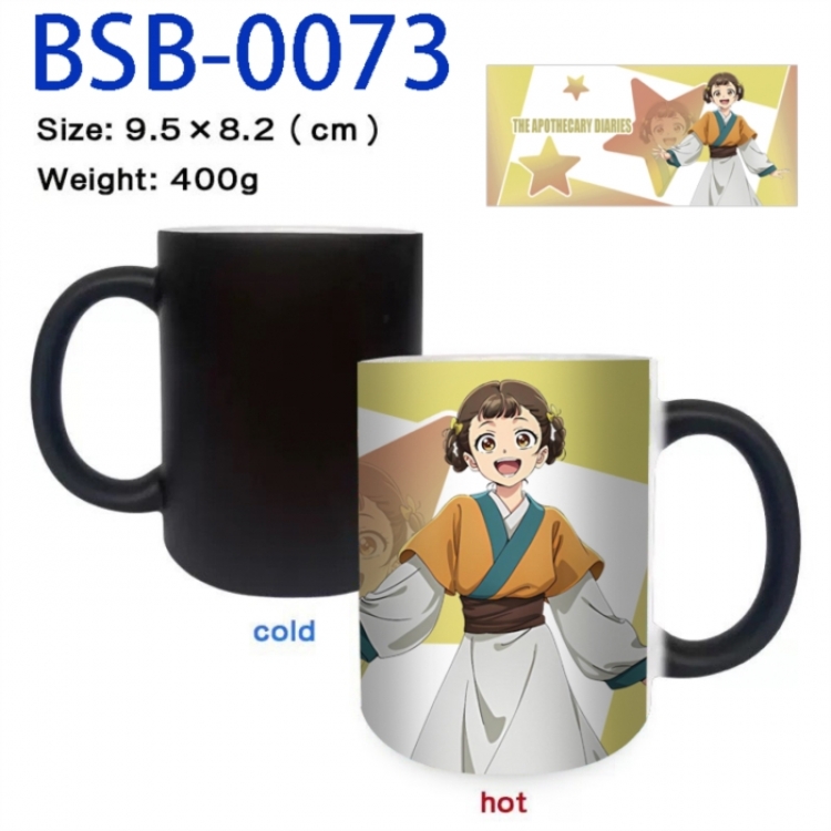 The Apothecary Diaries Hardware Anime peripherals color changing ceramic cup tea cup mug 9.5X8.2cm