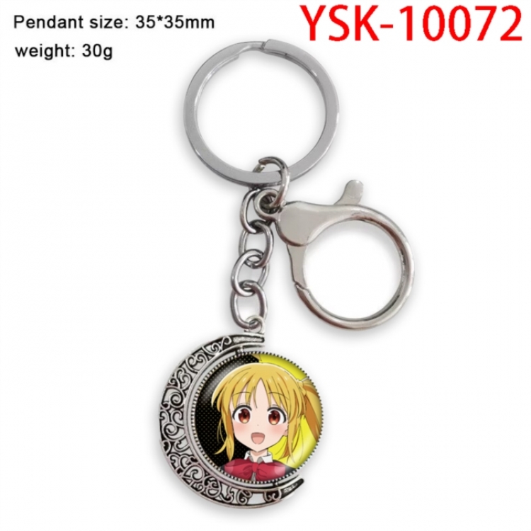 BOCCHI THE ROCK! Anime double-sided crystal rotating gemstone keychain pendant price for 5 pcs