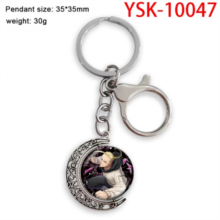 Tokyo Revengers Anime double-sided crystal rotating gemstone keychain pendant price for 5 pcs