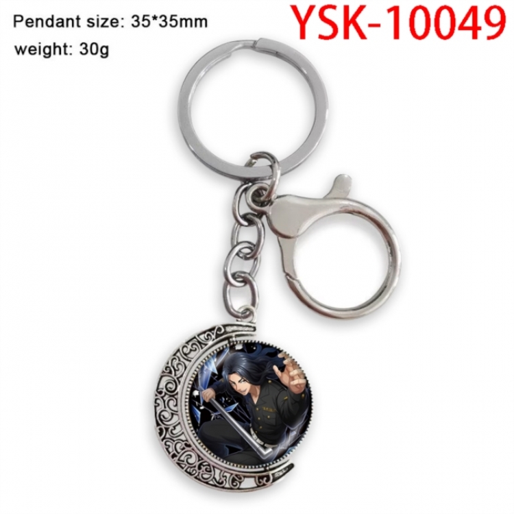 Tokyo Revengers Anime double-sided crystal rotating gemstone keychain pendant price for 5 pcs