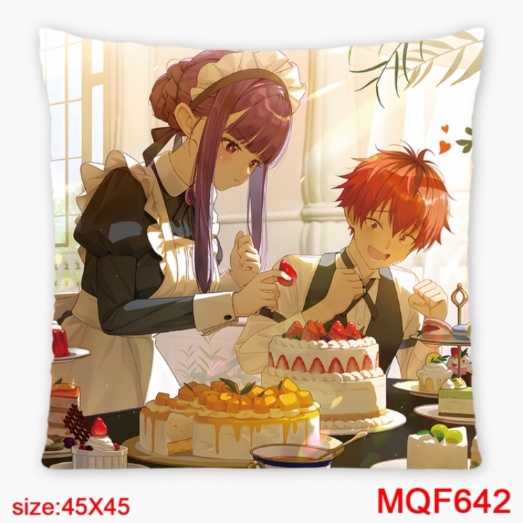 Frieren: Beyond Journey's Anime square full-color pillow cushion 45X45CM NO FILLING 