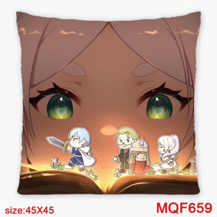 Frieren: Beyond Journey's Anime square full-color pillow cushion 45X45CM NO FILLING 