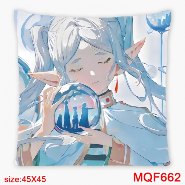 Frieren: Beyond Journey's Anime square full-color pillow cushion 45X45CM NO FILLING 