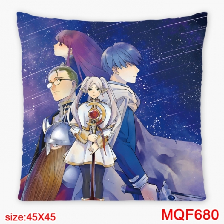 Frieren: Beyond Journey's Anime square full-color pillow cushion 45X45CM NO FILLING 