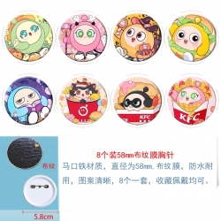Egg party Anime Round cloth fi...