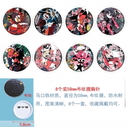 Hazbin Hotel Anime Round cloth...