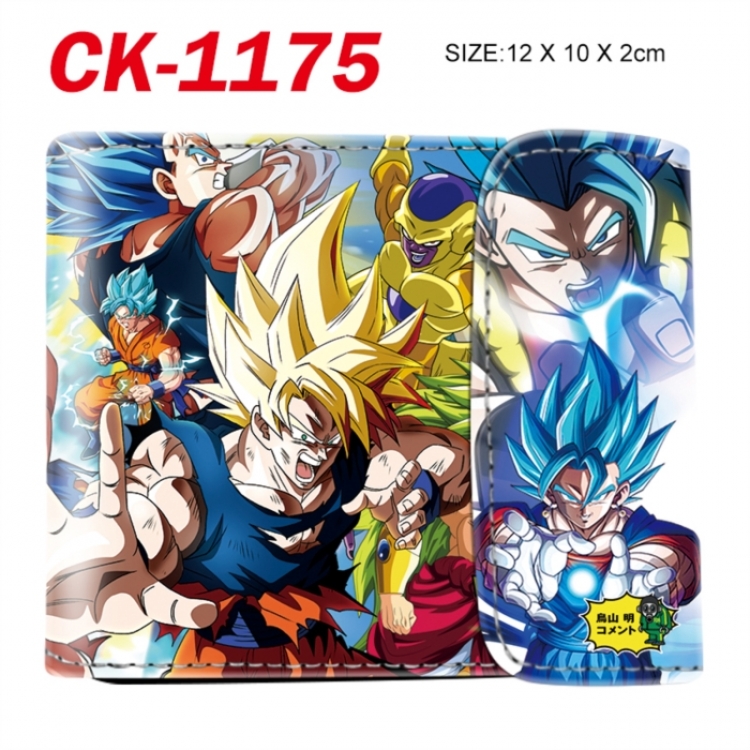DRAGON BALL Horizontal concealed wallet short wallet 12x10x2CM
