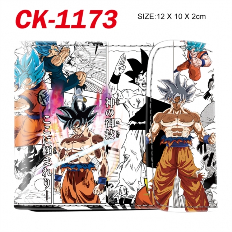 DRAGON BALL Horizontal concealed wallet short wallet 12x10x2CM